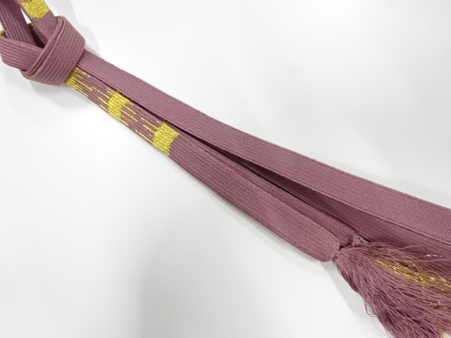 正絹　手組帯締め